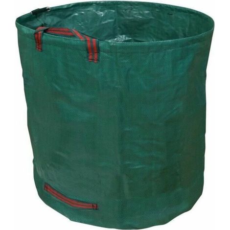 2er-set Gartensäcke 272l Mit Griffen, Wasserdichte Müllsäcke, 10 Grüne Outdoor-farben
