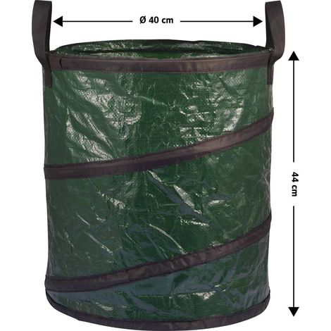 56-liter-faltmüllbeutel – Bt2258734 – Strapazierfähiges Polyethylen – Pop-up-system Für Einfache Aufbewahrung – Reno