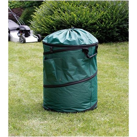 175-liter-grünabfallsack – Stabiler Boden – 300 G/m² Dacron-gewebe – 2 Verstärkte Griffe – Maße 56 X 71 Cm – Zellophan