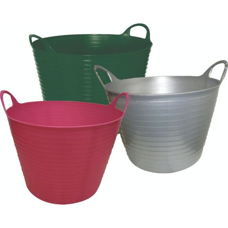 Tec Hit 390028 - Weicher Korb - Extrem Widerstandsfähig - Abmessungen: 39 Cm X 39 Cm X 30 Cm - 28 Liter - Verschiedene Farben