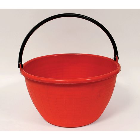 Runder 20-liter-erntekorb, Rot