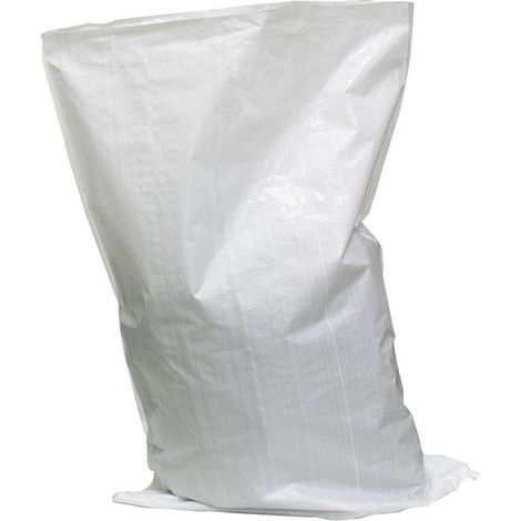 Weißer, Gewebter Pp-bauschuttsack 55 X 95 Cm – Reißfest – Für Nasse Baustellen – 10er-packung – Sacherie De Pantin