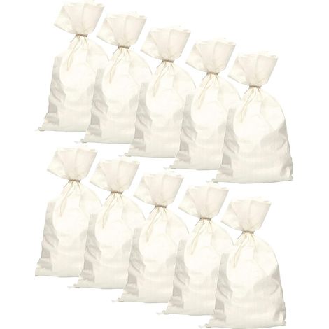 Reno – Packung Mit 10 Pp-gewebesäcken 65 X 105 Cm – Strapazierfähig Bis 50 Kg – Für Bauabfälle Und Organische Materialien