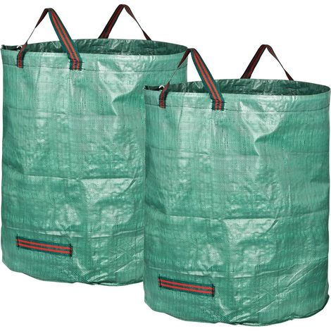 Abfall Und Recycling, Bioabfallsack, Gartenabfallsack, 2 X 272l Reißfeste Gartensäcke