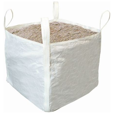 1-tonnen-abfallsack, 900 X 900 X 800 Mm – Strapazierfähiges Polyethylengewebe – 4 Trageschlaufen – Maximale Traglast 1000 Kg