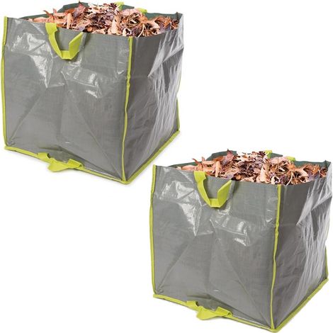 Set Mit 2 Multifunktionalen Gartensäcken – Polypropylen – 100 L