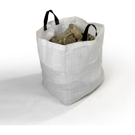 Reno – 2er-pack Bauschuttsäcke À 80 L – Tragegriffe – Extrem Widerstandsfähiges Polypropylen – Maximale Traglast 50 Kg