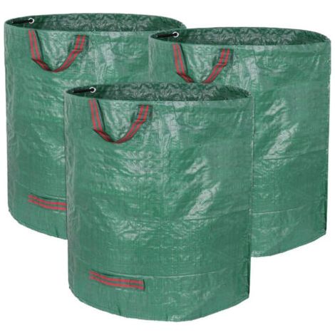 Royaluxe Xxl Abfallsäcke, 3er-set Gartensäcke, 272 L, Robuste Gartenabfallsäcke, Stabile Pp-abfallsäcke, 3er-set Gartenabfallsäcke, Müllsäcke