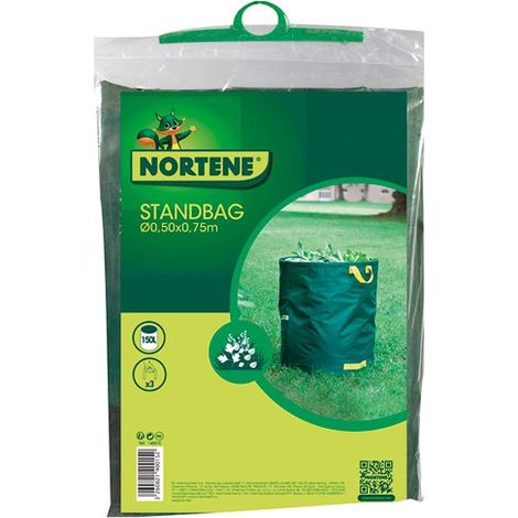 Selbsttragender Grünschnittsack 0,5 M – 2 Tragegriffe – Pvc-bügel Zur Stabilisierung – Für Feuchte Standorte – Zelloplast