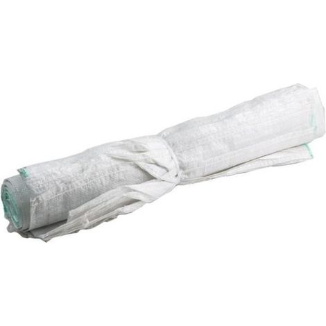 Reno – Rolle Mit 10 Weißen, Gewebten Bauschuttsäcken (950 X 550 Mm) – Robust Und Widerstandsfähig – Ideal Für Nasse Baustellen