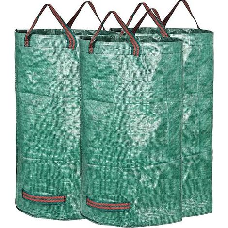 3x Reißfeste 120-liter-gartensäcke