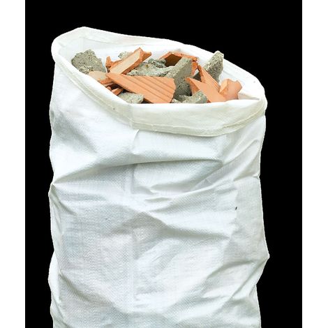 Batibag 140l Bauschuttsack Aus Gewebtem Pe, 60 X 100 Cm, 10 Stück