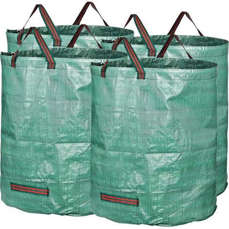 Reno 4er-pack Xxl-gartensäcke 272 L, Reißfest, Wiederverwendbar