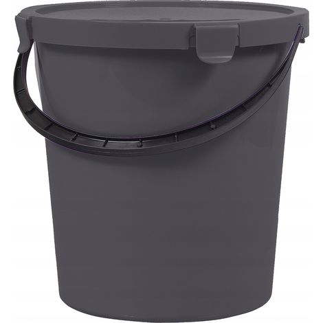 Plast-team Berry 5-liter-eimer Mit Sicherem Klickdeckel