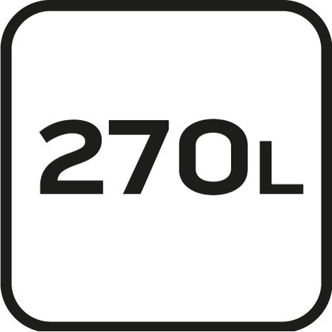 270-liter-gartensack, 150 G/m² Pp Mit Verstärkten Kanten, 3 Griffe, 67 X 76 Cm
