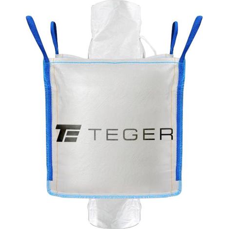 Big Bag 500 Kg. 90 X 90 X 90 Mm. 4 Griffe. Ein-/auslauftrichter. Gurt/teger