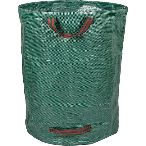 270l Grüner, Faltbarer Gartensack Mit Bradas-tragegriffen
