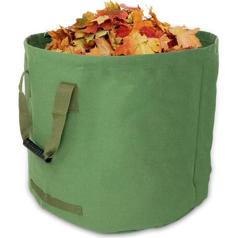 Gartenabfallsack 125 L, Reißfest, Sehr Formstabil, Aus Leinengewebe