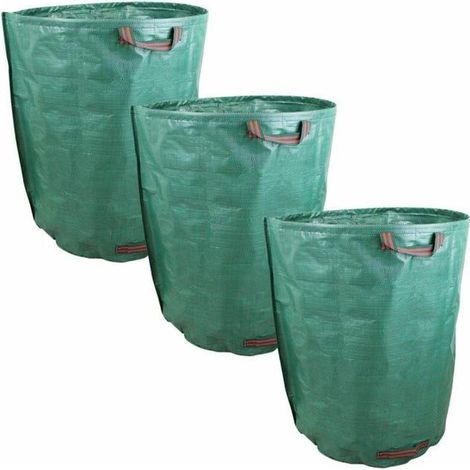 Set Mit 3 Selbsttragenden 300-liter-abfallsäcken Aus Pp (150 G/m²) – Reno