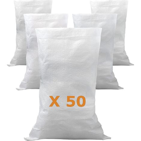 Verstärkter Bauschuttsack, 50 L, 56 X 96 Cm Pro Stück, Packung Mit 50 Stück
