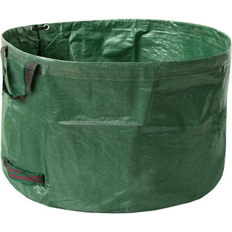 Gartenabfallsack – 63 Gallonen – Durchmesser 79 Cm, Höhe 48 Cm – Strapazierfähiges Polypropylengewebe – Verstärkte Griffe – Wiederverwendbar Und Faltbar