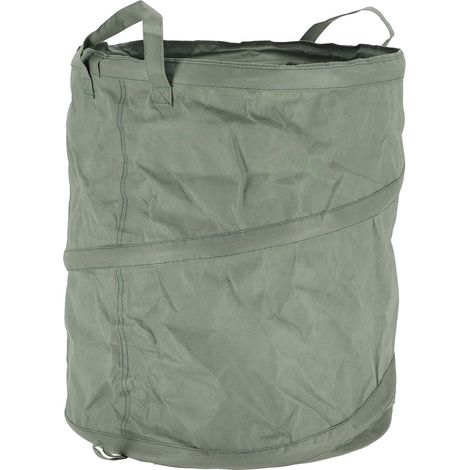 Faltbarer Laubsack – Grün – Durchmesser 50 X Höhe 64 Cm – Kostenlose Lieferung