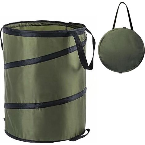 Gartenabfallbeutel, Pop-up-beutel, Laubsack, Oxford-gartensack, Camping-abfallbeutel Mit Griffen Für Müll, Gartenabfälle, Spielzeug, Faltbar, Robust, Freistehend, Wiederverwendbar