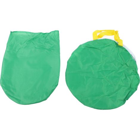 Großer, Wiederverwendbarer Und Faltbarer Laubsack Aus Polyethylen Mit Mehreren Tragegriffen Zum Transport Von Gartenabfällen. Gartenhelfer.