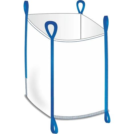 Offener Big Bag 90x90x90 Cm, 1000 Kg, Wiederverwendbarer Bauschuttsack