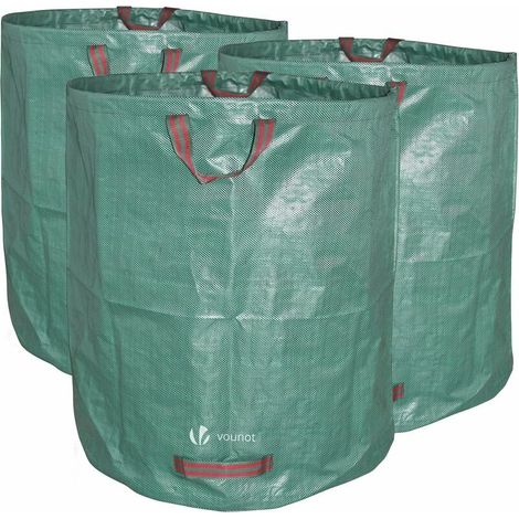 Green Mobility Xxl Gartensäcke, 3er-set, 272 L, Robuste Gartenabfallsäcke, Stabile Pp-abfallsäcke, 3er-set Gartenabfallsäcke, Müllsäcke