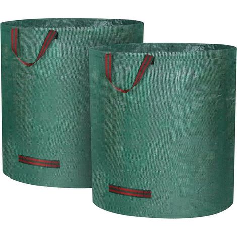 Set Mit 2 Gartenabfallsäcken À 60 Liter, Robust, Wasserdicht Und Reißfest.