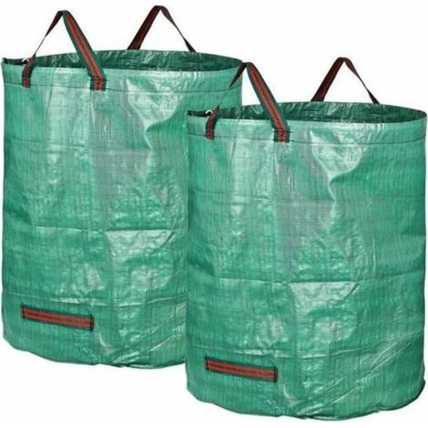 Gartenabfallsäcke 67 X 77 Cm, Grün, 2 Stück, Für Den Außenbereich