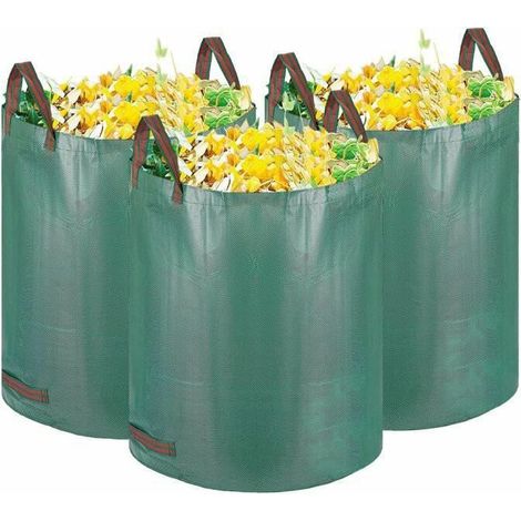 Royaluxe – Gartenabfallsäcke, Grüne Gartensäcke, 3er-set Robuste 272-liter-müllsäcke, Für Mehr Sauberkeit