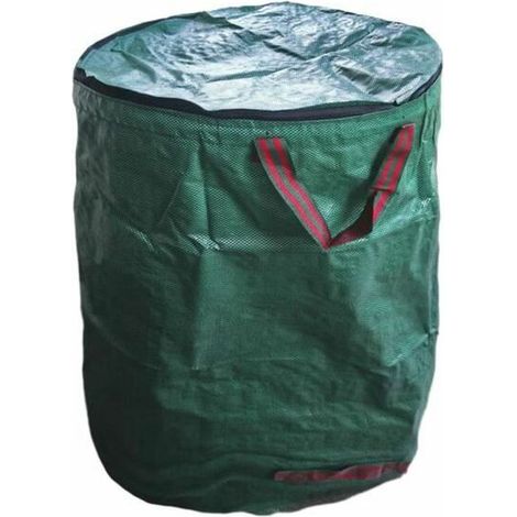 Royaluxe – Tragbarer Gartenabfallsack Mit Großem Fassungsvermögen Und Deckel – Praktisch Und Komfortabel