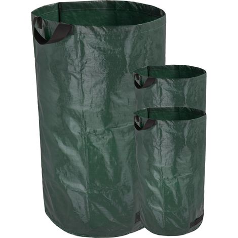 Primematik – Gartenreinigungssäcke Mit Uv-schutz, 120 L, 45 X 76 Cm, 3 Stück