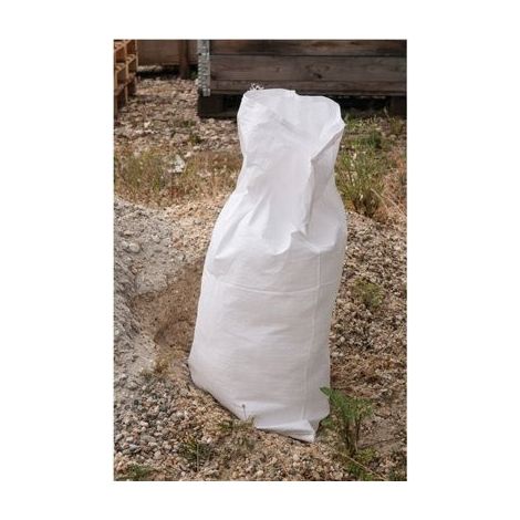 1 Weißer, Gewebter Polypropylen-bauschuttsack 70 G/m² - 550 X 950 Mm