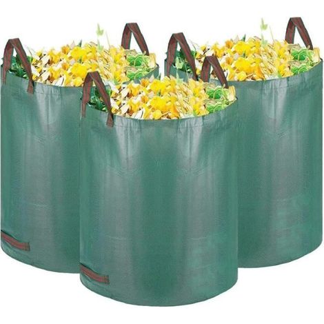 272-liter-gartensäcke – Robuste, Wiederverwendbare Müllsäcke Für Die Laubsammlung, 72 Gallonen