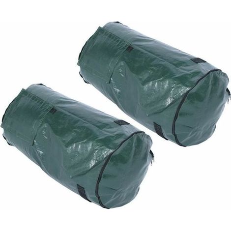 Royaluxe – Laubsack, Gartengeräte, Leicht Faltbarer Gartensack, 2 Stück. Praktisch Und Komfortabel.