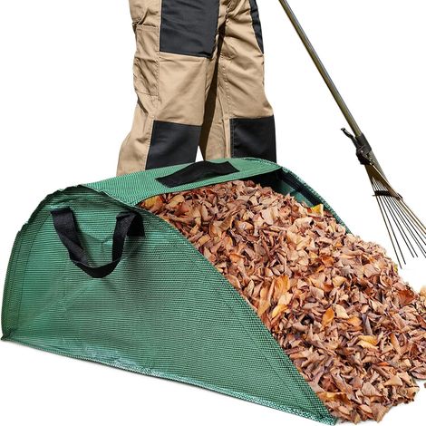 Laubfangsack Mit Auswurfschacht, Tragbare Laubsäcke, Wiederverwendbare Laubsäcke, Faltbare Und Wiederverwendbare Gartensäcke