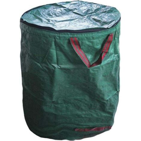 Fenoplastica Ersatz-gartenabfallbeutel, Xu, Großes Fassungsvermögen Mit Deckel Und Griffen, Faltbar Und Auslaufsicher, 3 Größen: 120 L/272 L/300 L (größe: 300 L), Aafgvc - Kzq