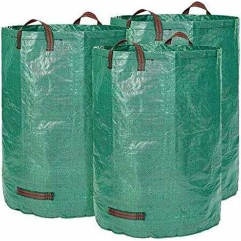 Premium Xxl Gartensäcke – Strapazierfähige Gartenabfallsäcke Aus Extrem Robustem 150 G/m² Polypropylen (pp) – Freistehende Und Faltbare Laubsäcke
