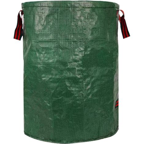 Wasserdichter 200-liter-gartenbeutel (56 X 80 Cm) – Großer Grünschnittbeutel Für Laub, Unkraut Und Äste – Robuster Und Wiederverwendbarer Sammelbeutel