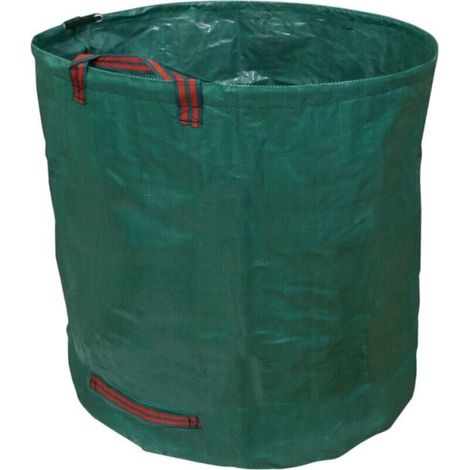 1 X 272-liter-gartensack Mit Griffen – Strapazierfähiger Und Faltbarer Gartenabfallsack Für Pflanzenabfälle