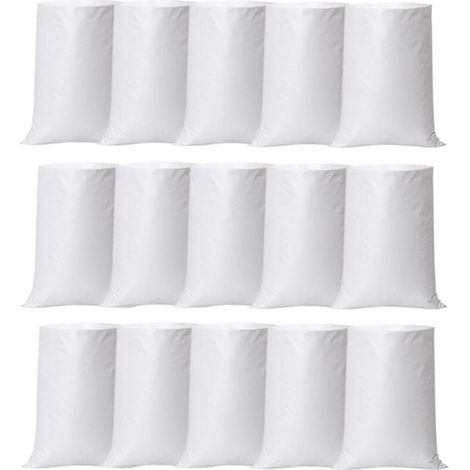 Trywise 15 Stück Bauschuttsäcke, Robuste Sand- Und Erdsäcke – 60 X 100 Cm, Wiederverwendbar