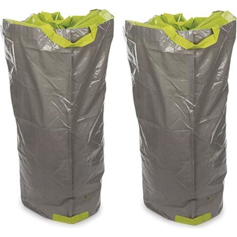 Gartensack – Polyethylen – 270 L – Multifunktional – Für Pflanzenabfälle Und -reste – 2er-pack
