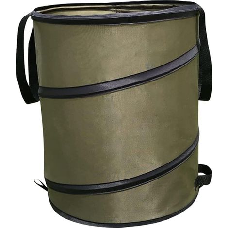 Lan Hochleistungs-gartenabfallbeutel Mit Pop-up-funktion, 85 L (ø46 X 55 Cm), Wiederverwendbarer Pop-up-gartenabfalleimer, Gartenabfallbeutel Für Camping, Gartenarbeit, Picknicks Und Outdoor-aktivität