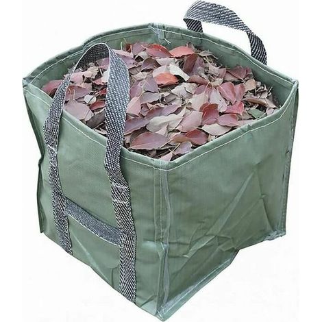 Gartenmüllsack, Robuster Gartensack Mit Griff, Wiederverwendbar Für Mehr Sauberkeit