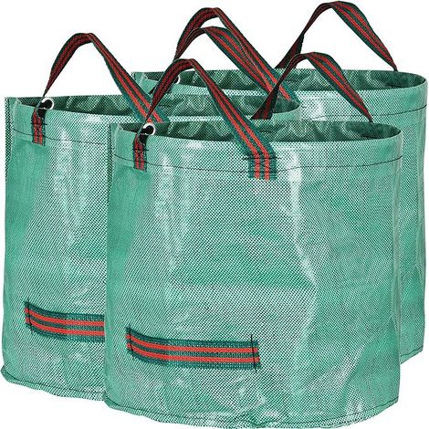 Reno-sacs Ultra-resistente Bioabfallsäcke – 272 Liter – 3er-pack – Stabile Griffe Und Robustes Material – Wiederverwendbar