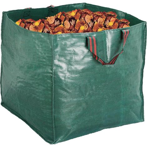 Ede Wiederverwendbare Gartensäcke Für Garten, Rasen, Schwimmbad, 270l Gartenabfallbehälter (65 X 65 X 65 Cm)