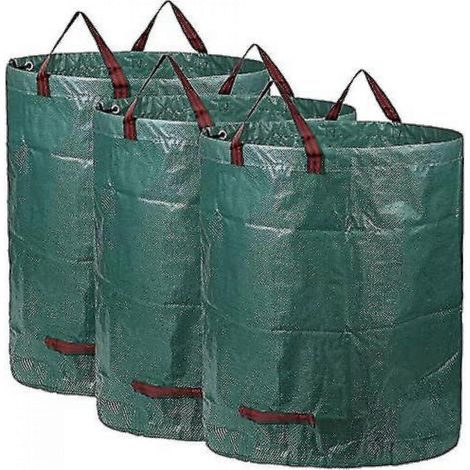 Reno – Gartensack Mit – 300-liter-gartenabfallsäcken (h 84 Cm, D 67 Cm), Großem Gartensack Mit Griff, Wasserdichten Abfallsäcken Und